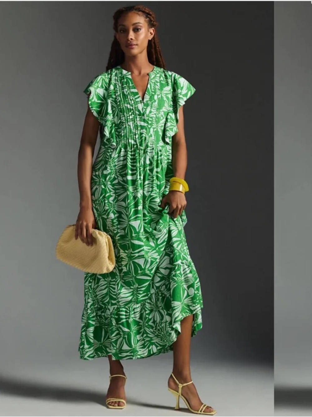 Anthropologie Maeve Cassandra Maxi Dress, size M/L.